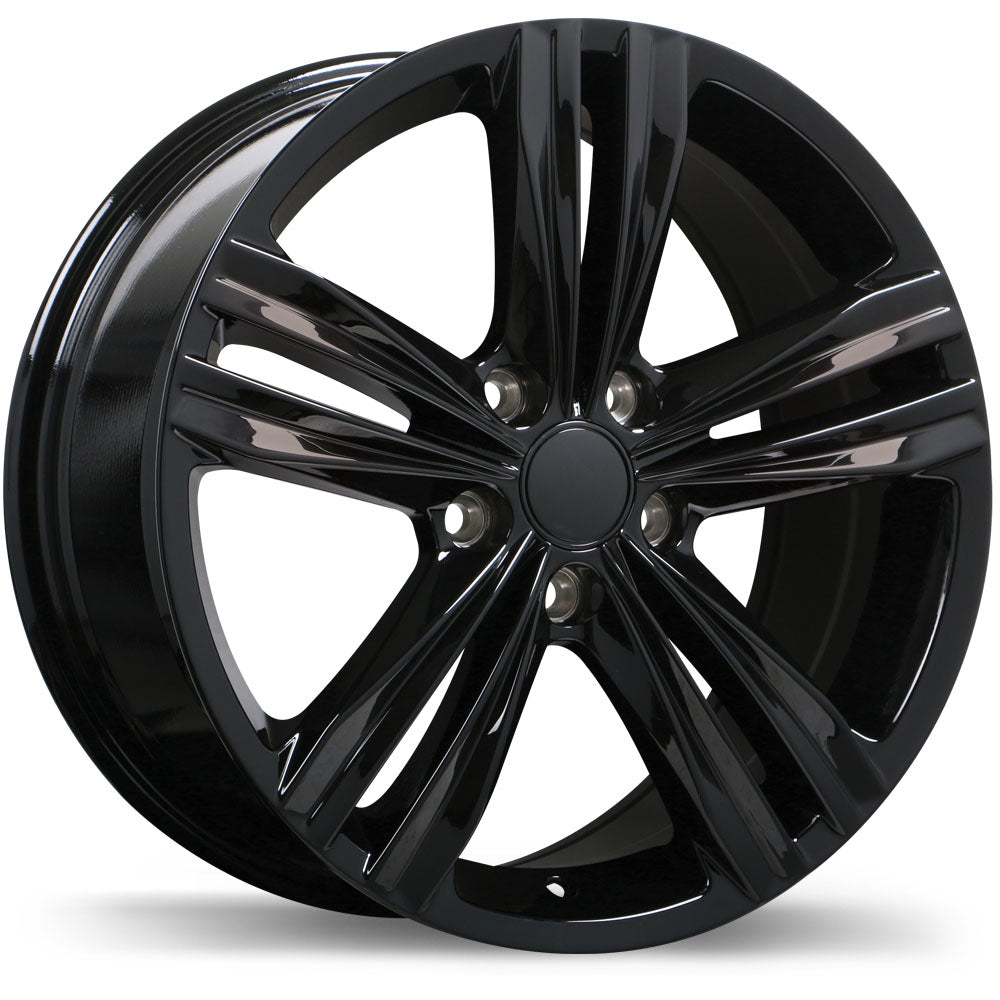 Replika R205A Gloss Black 18x8 +33 5x112mm 66.5mm