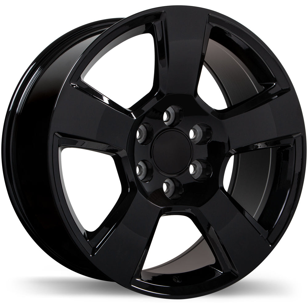 Replika R211 Gloss Black 20x9 +27 6x139.7mm 78.1mm
