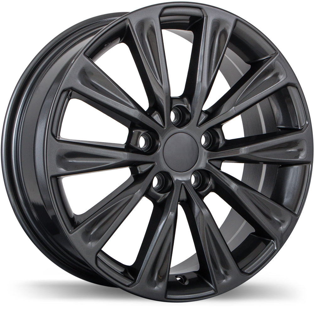 Replika R223 Gloss Gunmetal 17x7 +39 5x114.3mm 60.1mm