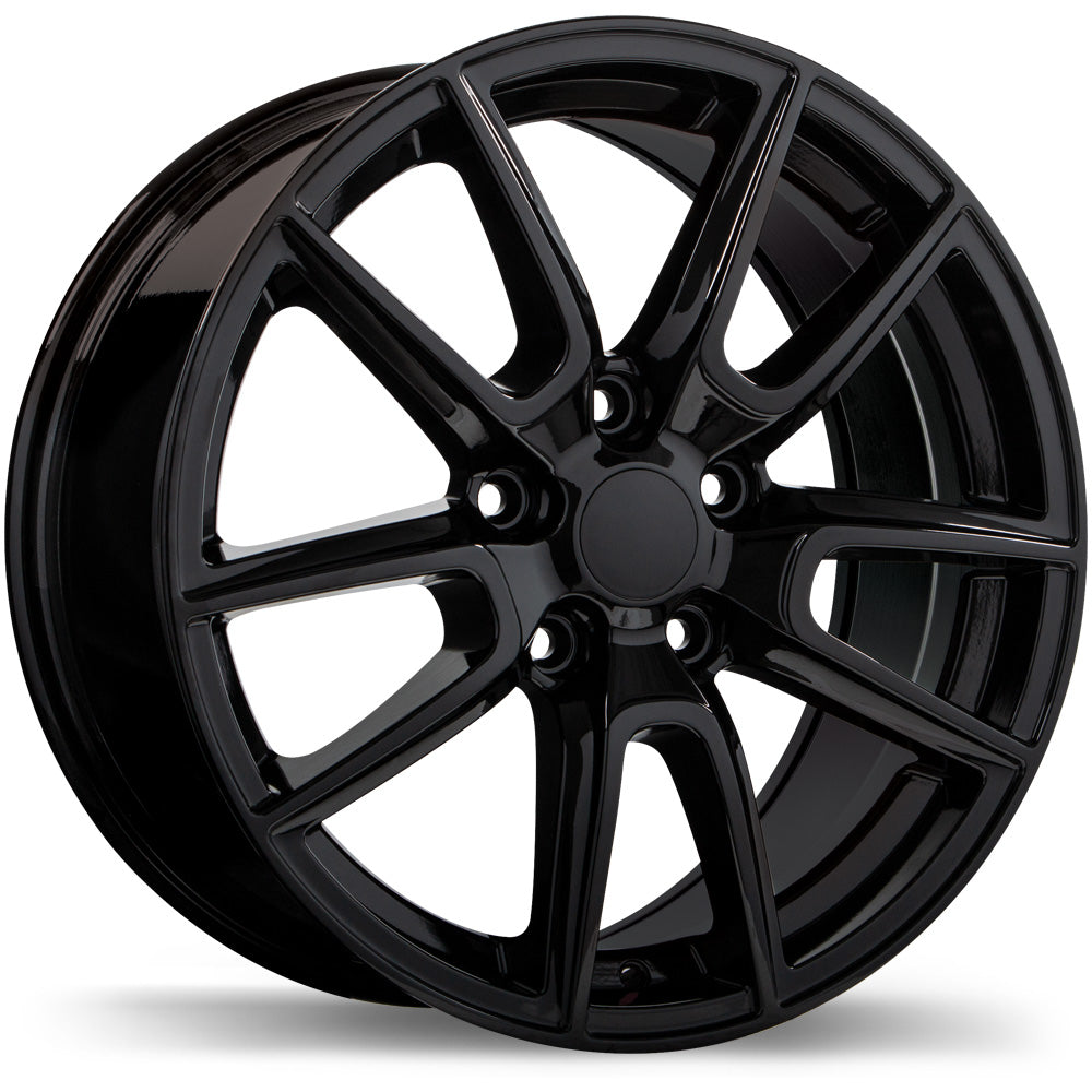 Replika R228 Gloss Black 20x8 +45 5x127mm 71.5mm