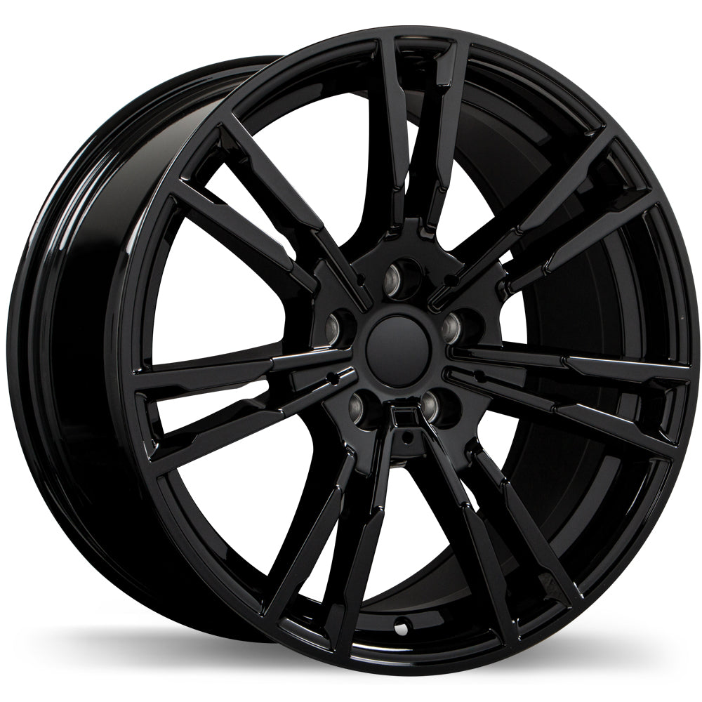 Replika R231 Gloss Black 18x8 +25 5x112mm 66.6mm