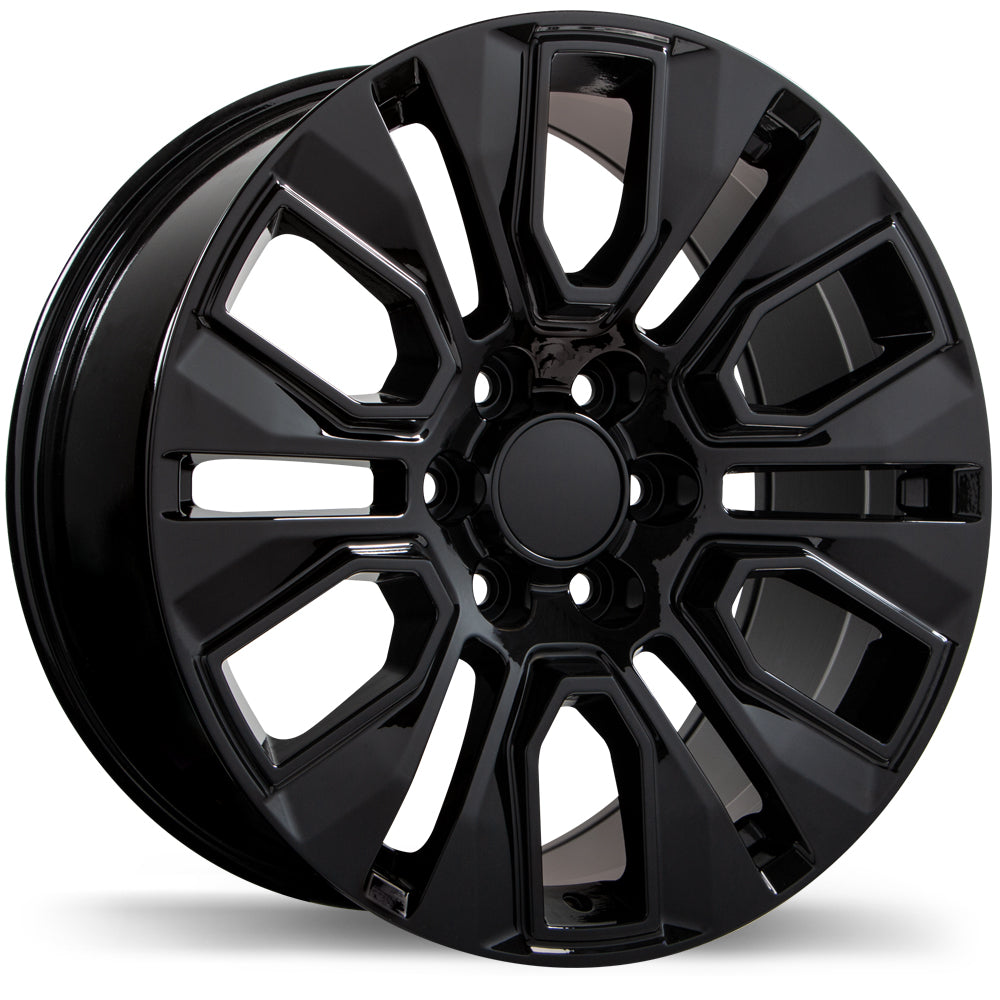 Replika R232 Gloss Black 20x9 +24 6x139.7mm 78.0mm
