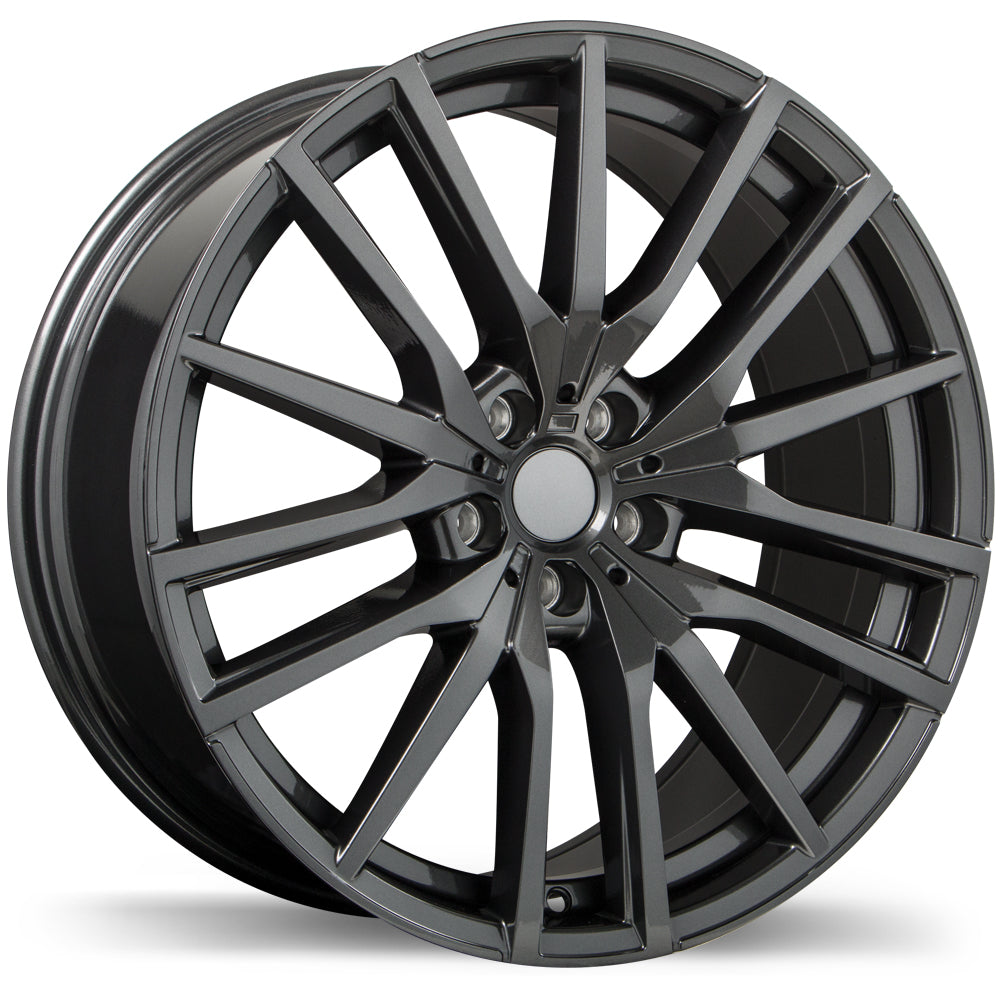 Replika R233 Gloss Gunmetal 20x9 +35 5x112mm 66.6mm