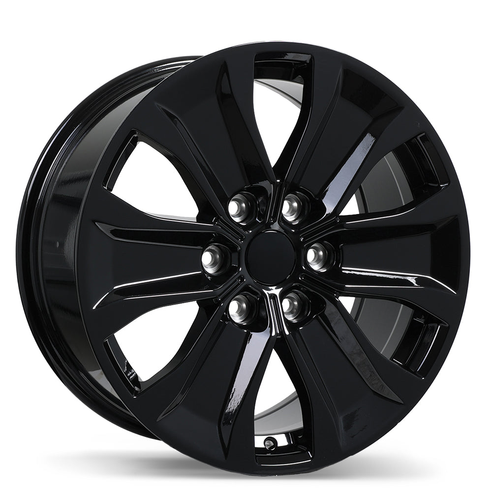 Replika R250 Gloss Black 18x8.5 +44 6x135mm 87.1mm