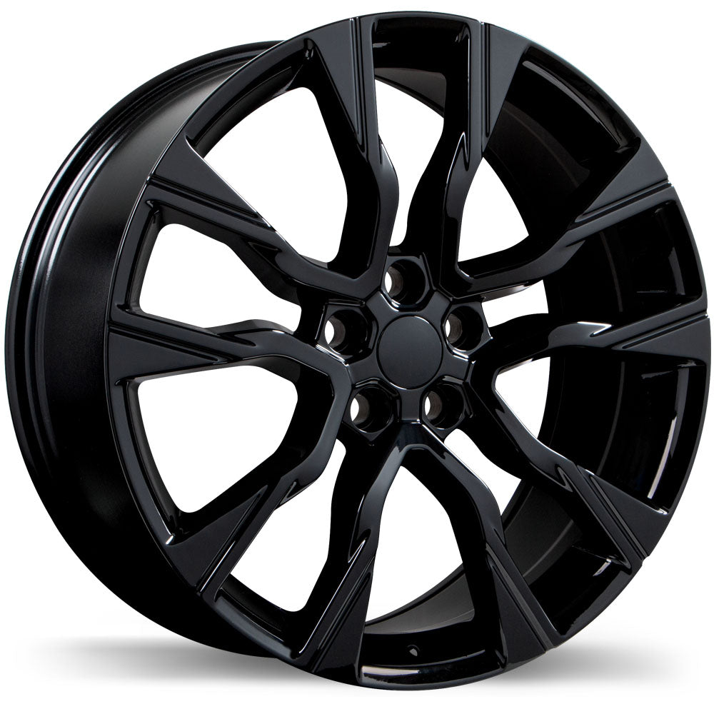 Replika R251 Gloss Black 20x9 +45 5x108mm 63.4mm