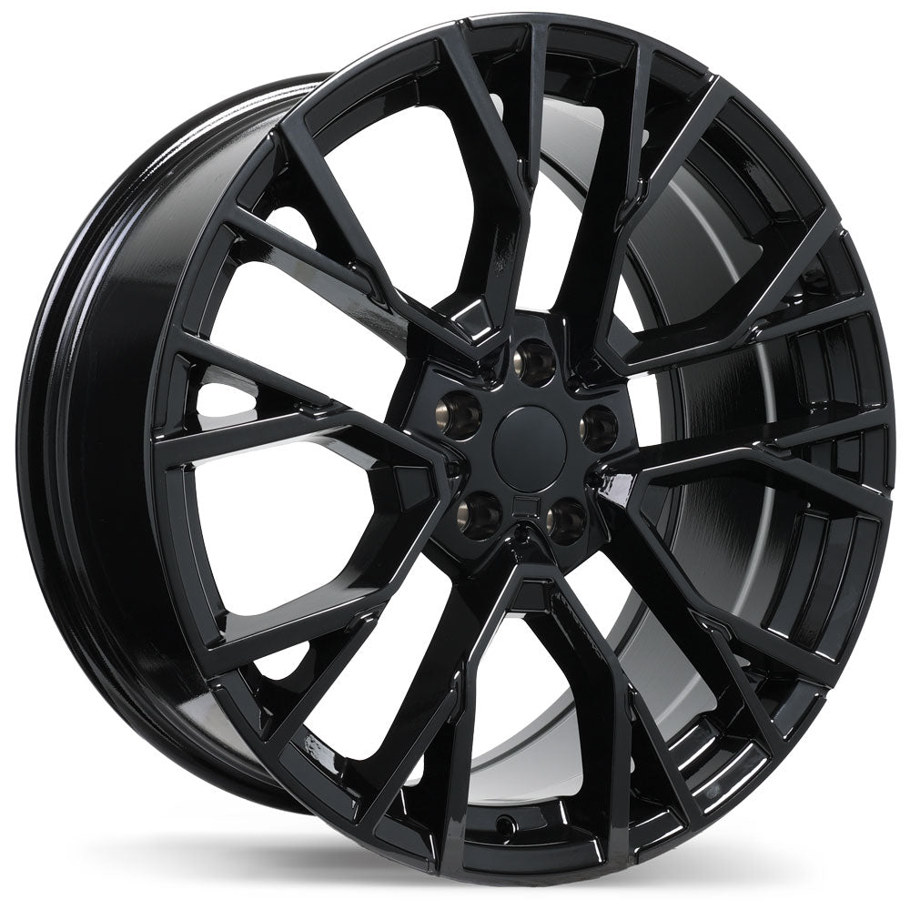 Replika R253A Gloss Black 20x9 +30 5x112mm 66.6mm