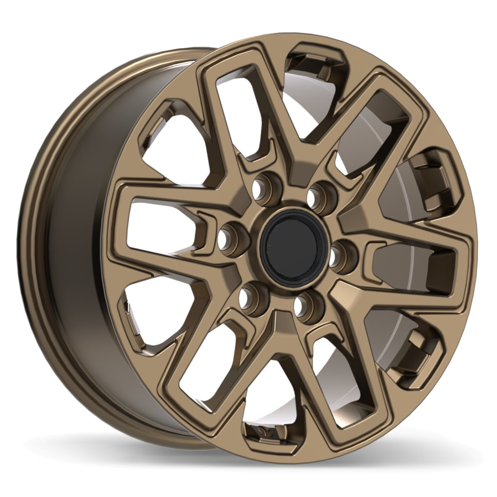 Replika R262 Satin Bronze 17x8 +55 6x139.7mm 95.1mm
