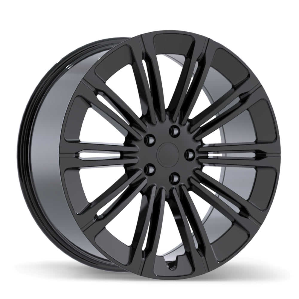 Replika R277 Gloss Black 22x9.5 +42 5x120mm 72.6mm