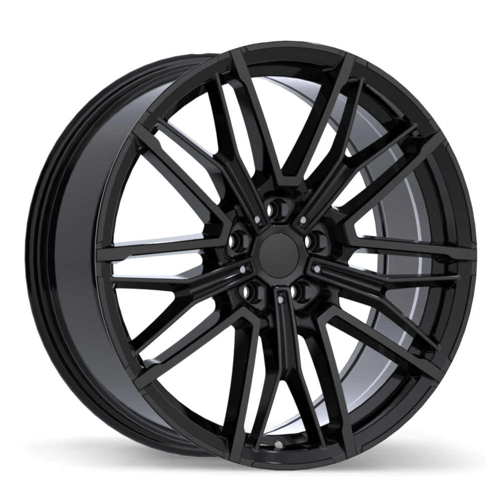 Replika R283 Gloss Black 19x8.5 +30 5x112mm 66.6mm