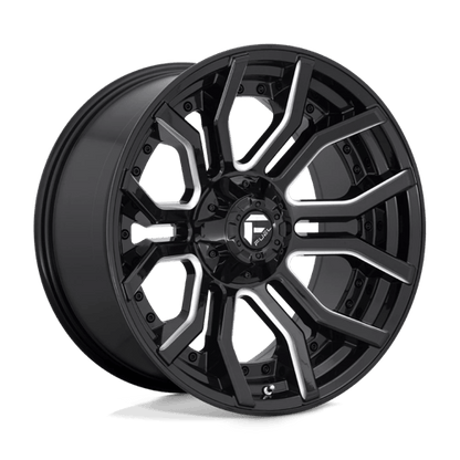 Fuel Offroad D711 RAGE Gloss Black Milled 20x10 -18 6x135|6x139.7mm 106.1mm