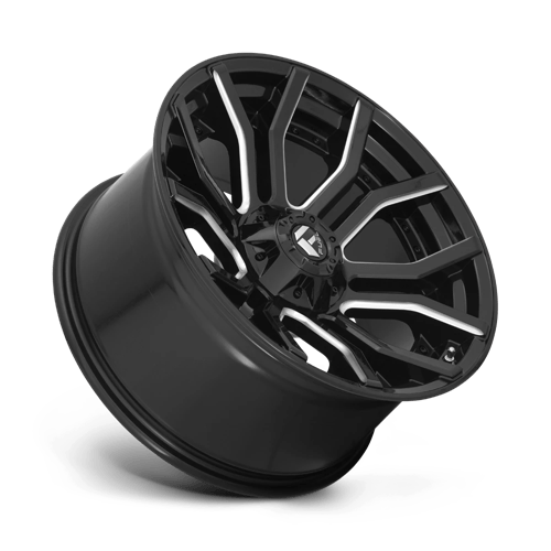 Fuel Offroad D711 RAGE Gloss Black Milled 20x10 -18 6x135|6x139.7mm 106.1mm