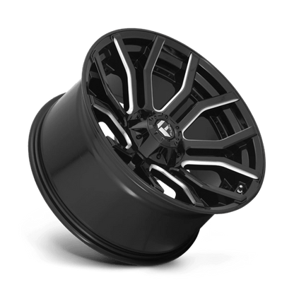 Fuel Offroad D711 RAGE Gloss Black Milled 20x10 -18 6x135|6x139.7mm 106.1mm