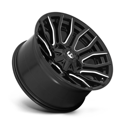Fuel Offroad D711 RAGE Gloss Black Milled 20x10 -18 8x165.1mm 125.1mm