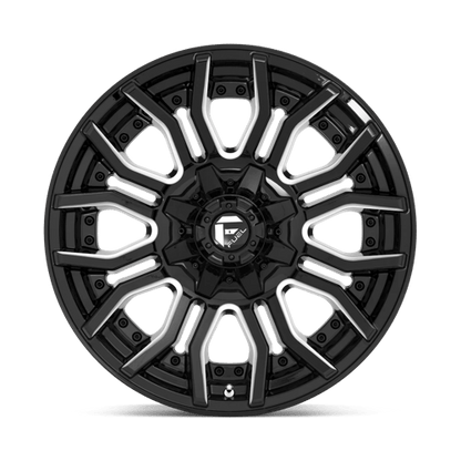 Fuel Offroad D711 RAGE Gloss Black Milled 20x10 -18 8x165.1mm 125.1mm