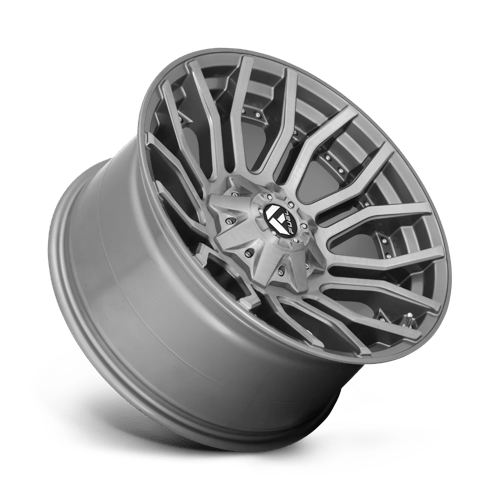 Fuel Offroad D713 RAGE PLATINUM Brushed Gun Metal Tinted Clear 20x10 -18 8x170mm 125.1mm