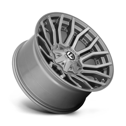 Fuel Offroad D713 RAGE PLATINUM Brushed Gun Metal Tinted Clear 20x10 -18 8x170mm 125.1mm