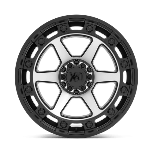 XD Series XD862 RAID Satin Black Machined 20x10 -18 6x135mm 87.1mm