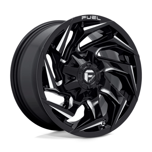 Fuel Offroad D753 REACTION Gloss Black Milled 22x12 -44 5x114.3|5x127mm 78.1mm