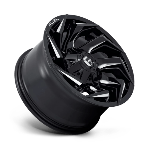 Fuel Offroad D753 REACTION Gloss Black Milled 17x9 -12 5x139.7|5x150mm 110.1mm