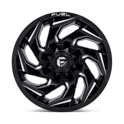 Fuel Offroad D753 REACTION Gloss Black Milled 22x12 -44 5x114.3|5x127mm 78.1mm