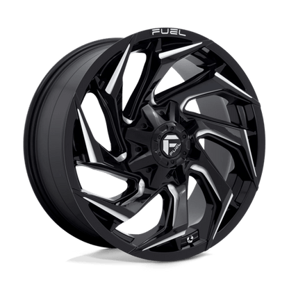 Fuel Offroad D753 REACTION Gloss Black Milled 20x9 +20 8x165.1mm 125.1mm