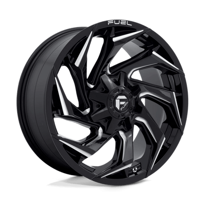 Fuel Offroad D753 REACTION Gloss Black Milled 20x9 +20 8x170mm 125.1mm