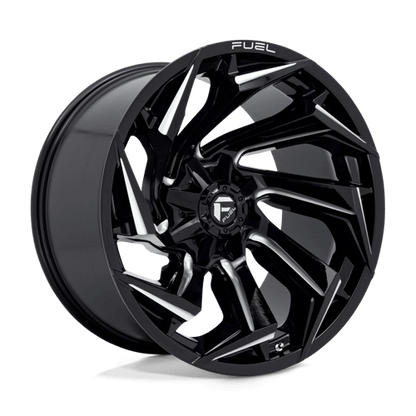 Fuel Offroad D753 REACTION Gloss Black Milled 22x12 -44 8x170mm 125.1mm