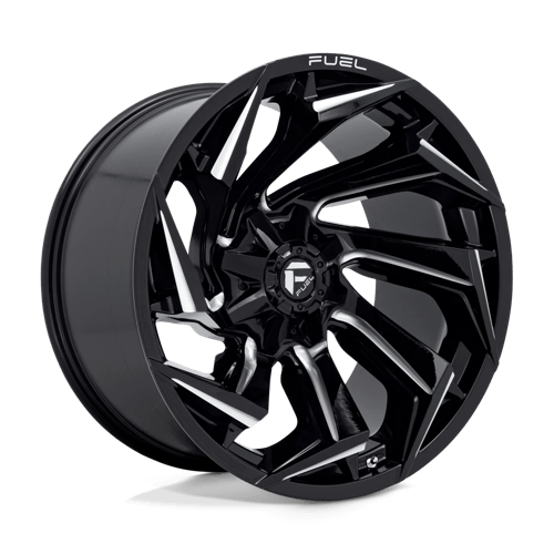 Fuel Offroad D753 REACTION Gloss Black Milled 22x12 -44 8x165.1mm 125.1mm