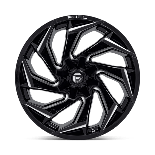 Fuel Offroad D753 REACTION Gloss Black Milled 22x12 -44 8x170mm 125.1mm