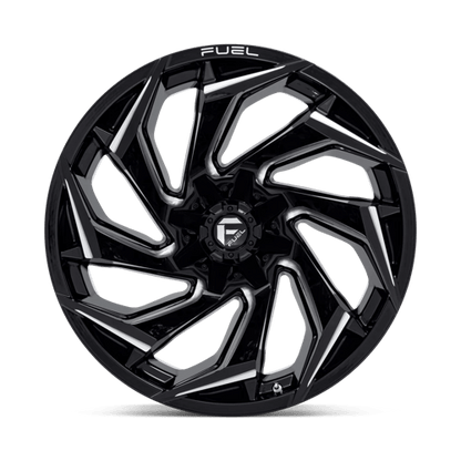 Fuel Offroad D753 REACTION Gloss Black Milled 22x12 -44 8x165.1mm 125.1mm