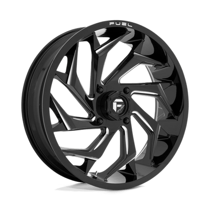 Fuel Offroad D753 REACTION UTV Gloss Black Milled 22x7 0 4x156mm 132mm