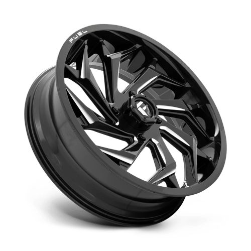Fuel Offroad D753 REACTION UTV Gloss Black Milled 22x7 0 4x156mm 132mm