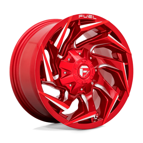 Fuel Offroad D754 REACTION Candy Red Milled 22x12 -44 5x127|5x139.7mm 87.1mm
