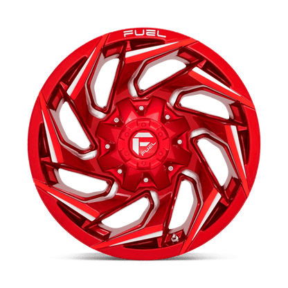 Fuel Offroad D754 REACTION Candy Red Milled 22x12 -44 5x127|5x139.7mm 87.1mm