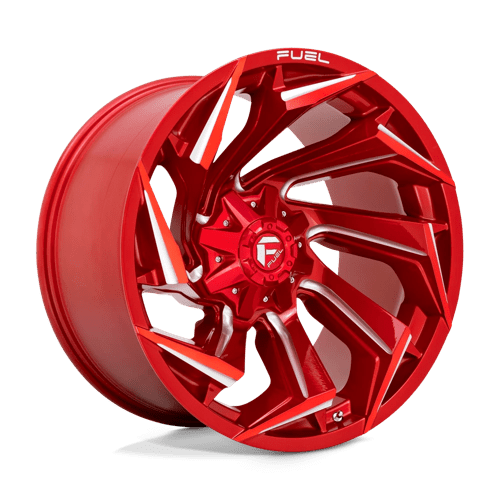 Fuel Offroad D754 REACTION Candy Red Milled 22x12 -44 8x170mm 125.1mm