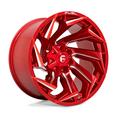 Fuel Offroad D754 REACTION Candy Red Milled 22x12 -44 8x180mm 124.2mm