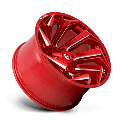 Fuel Offroad D754 REACTION Candy Red Milled 22x12 -44 8x170mm 125.1mm