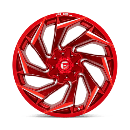 Fuel Offroad D754 REACTION Candy Red Milled 22x12 -44 8x170mm 125.1mm
