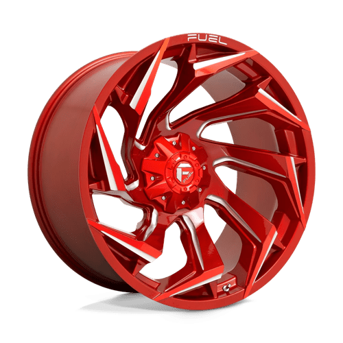 Fuel Offroad D754 REACTION Candy Red Milled 24x12 -44 5x127|5x139.7mm 87.1mm