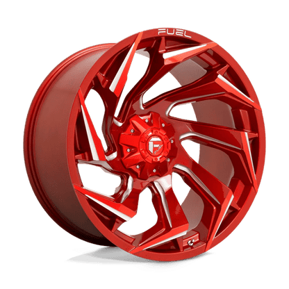 Fuel Offroad D754 REACTION Candy Red Milled 24x12 -44 5x127|5x139.7mm 87.1mm