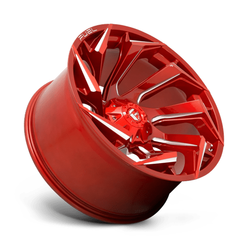 Fuel Offroad D754 REACTION Candy Red Milled 24x12 -44 5x127|5x139.7mm 87.1mm