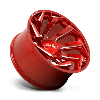 Fuel Offroad D754 REACTION Candy Red Milled 24x12 -44 5x127|5x139.7mm 87.1mm