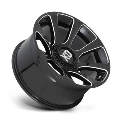 XD Series XD854 REACTOR Gloss Black Milled 20x9 0 6x135|6x139.7mm 106.1mm