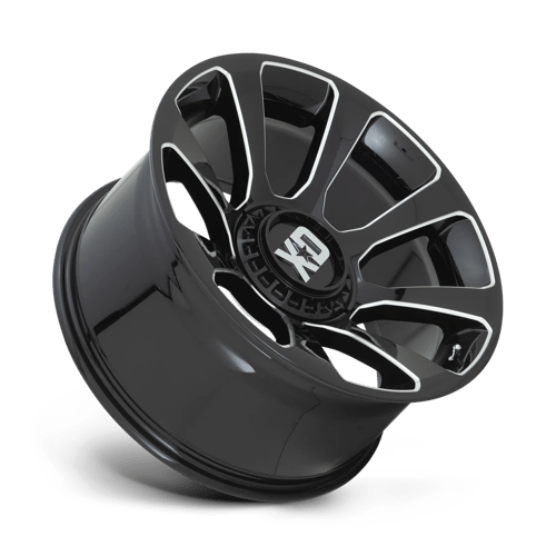 XD Series XD854 REACTOR Gloss Black Milled 20x9 +18 6x135|6x139.7mm 106.1mm