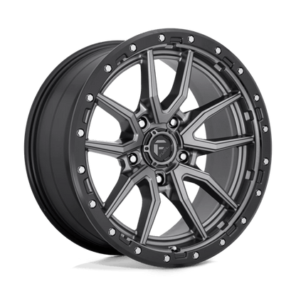 Fuel Offroad D680 REBEL Matte Gunmetal Black Bead Ring 20x9 +1 5x150mm 110.1mm