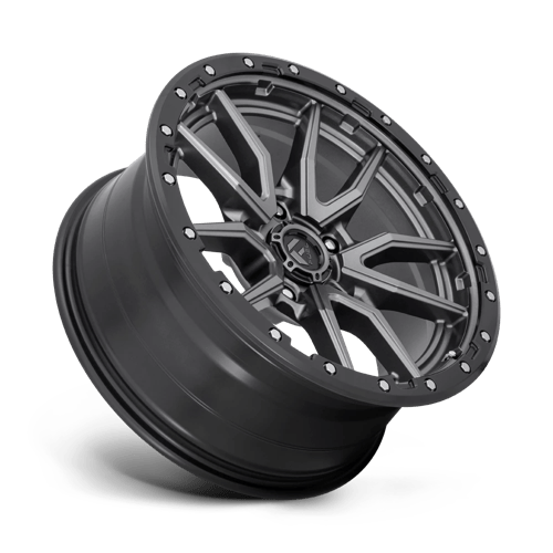 Fuel Offroad D680 REBEL Matte Gunmetal Black Bead Ring 20x9 +1 5x139.7mm 78.1mm