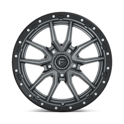 Fuel Offroad D680 REBEL Matte Gunmetal Black Bead Ring 20x9 +1 5x150mm 110.1mm