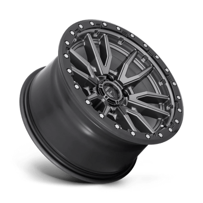 Fuel Offroad D680 REBEL Matte Gunmetal Black Bead Ring 22x9 +20 6x135mm 87.1mm