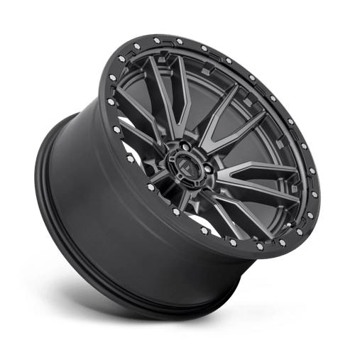 Fuel Offroad D680 REBEL Matte Gunmetal Black Bead Ring 20x10 -18 6x135mm 87.1mm