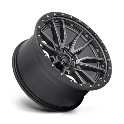 Fuel Offroad D680 REBEL Matte Gunmetal Black Bead Ring 20x10 -18 6x135mm 87.1mm